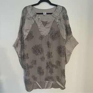 HALSTON Heritage Silk Sheer Lined Dress Size 4